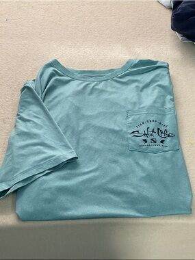 Salt Life Aqua Graphic Back Tee